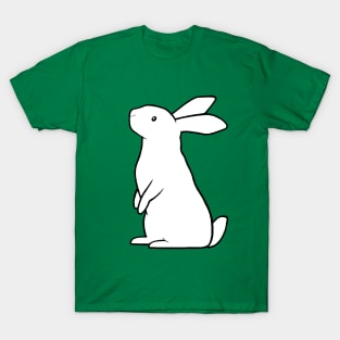 Simple rabbit - white T-Shirt